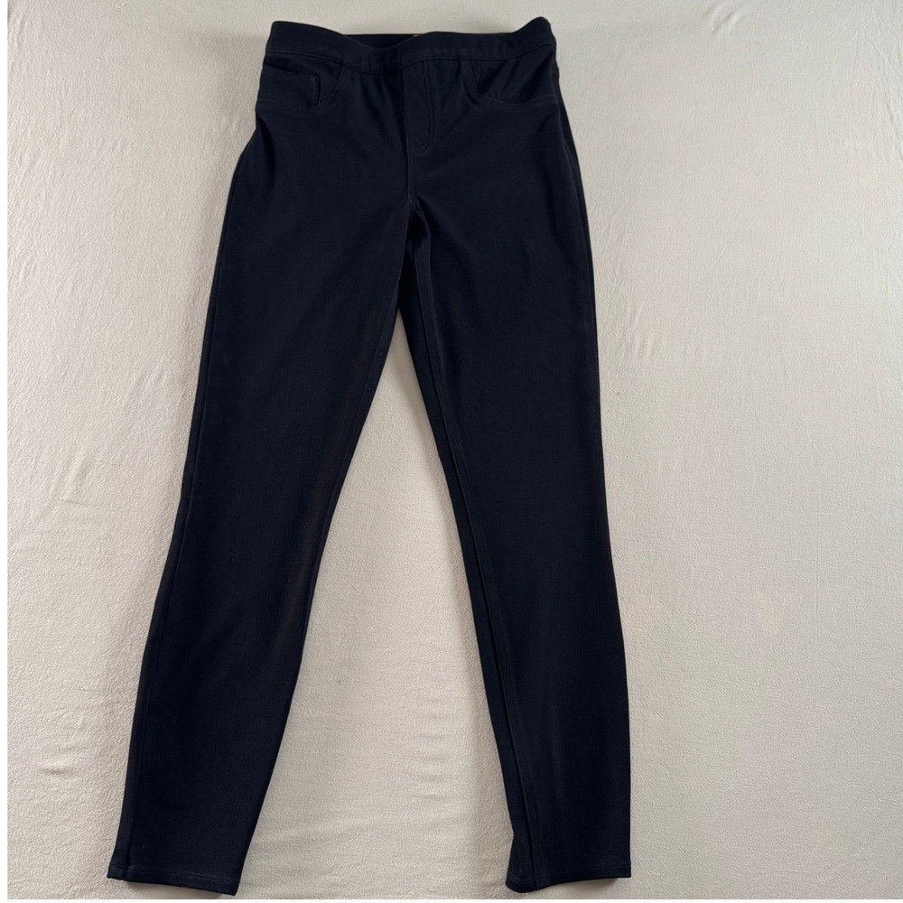 Spanx Jean-ish Leggings M Womens Medium Black Excellent Ankle Denim Pants